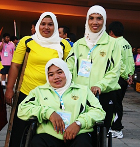 Members of the Ranong team from southern Thailand.